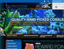 Tablet Screenshot of burscough-aquatics.com